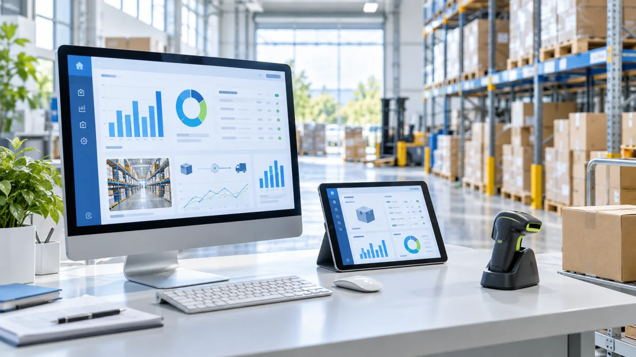 ERP 與企業系統服務情境示意
